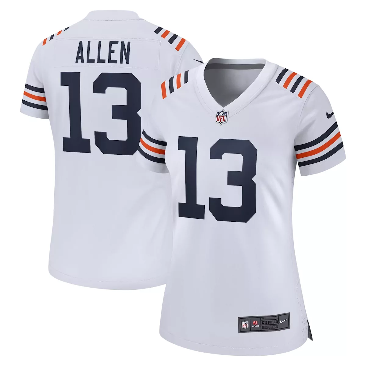 chicago bears keenan allen navy team game jersey