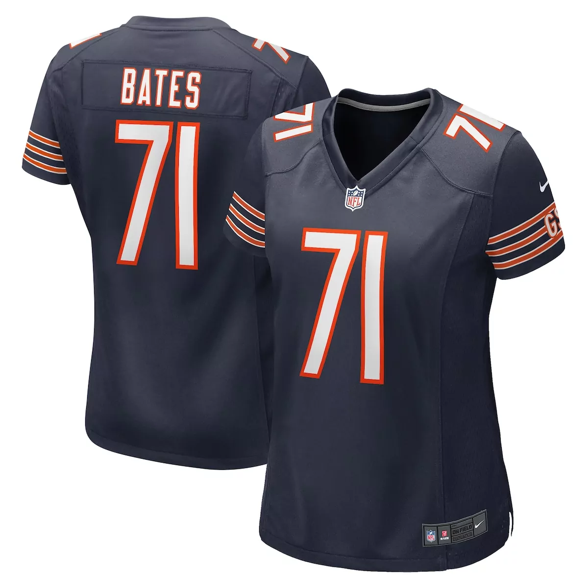 chicago bears ryan bates navy game jersey h0p