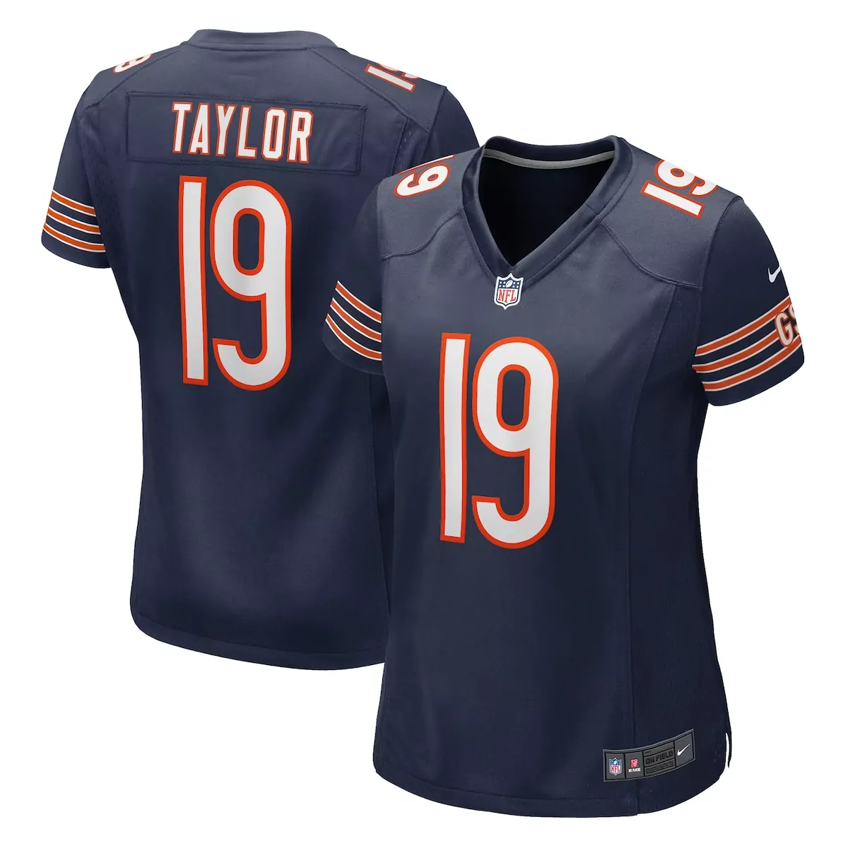 chicago bears tory taylor navy game jersey