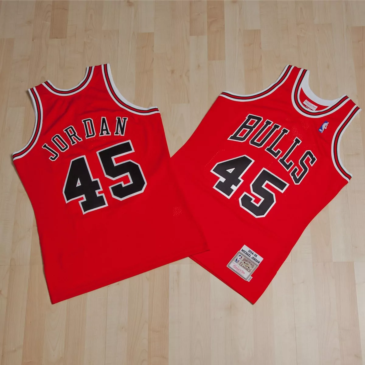 chicago bulls michael jordan 1994 95 road 45 jersey by red mens
