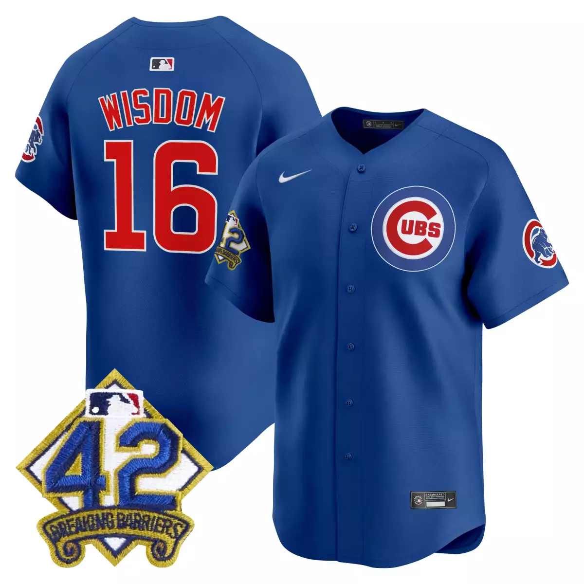 Wisdom Chicago Cubs Light Blue Women's Jersey | Bubblegum Pink Vapor Premier Limited Edition | Fan Gear for Men, Women & Youth