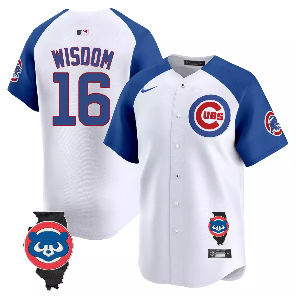 Wisdom Chicago Cubs 2025 Blue Alternate Jersey | Stitched White Vapor Premier | Limited Edition Fan Gear | For Men, Women & Youth