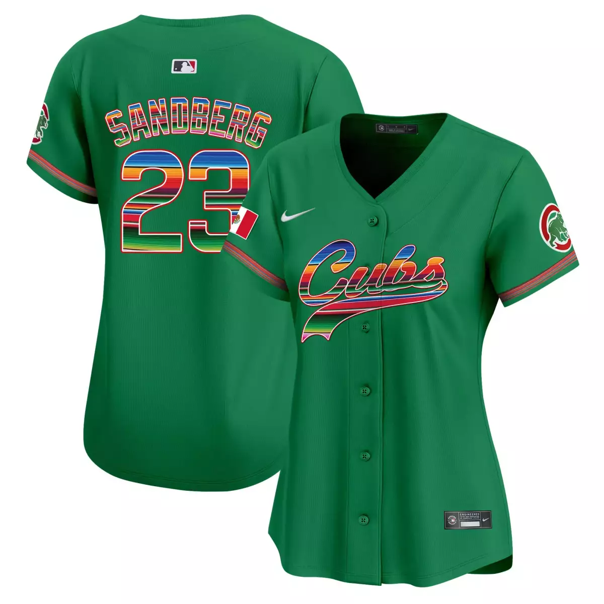 chicago cubs 23 sandberg green jersey mexico vapor premier limited all stitched