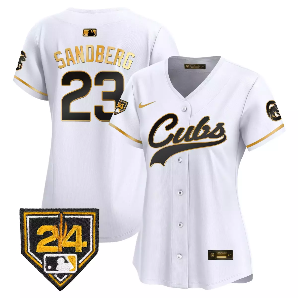 chicago cubs 23 sandberg red jersey 2025 independence day vapor premier limited all stitched