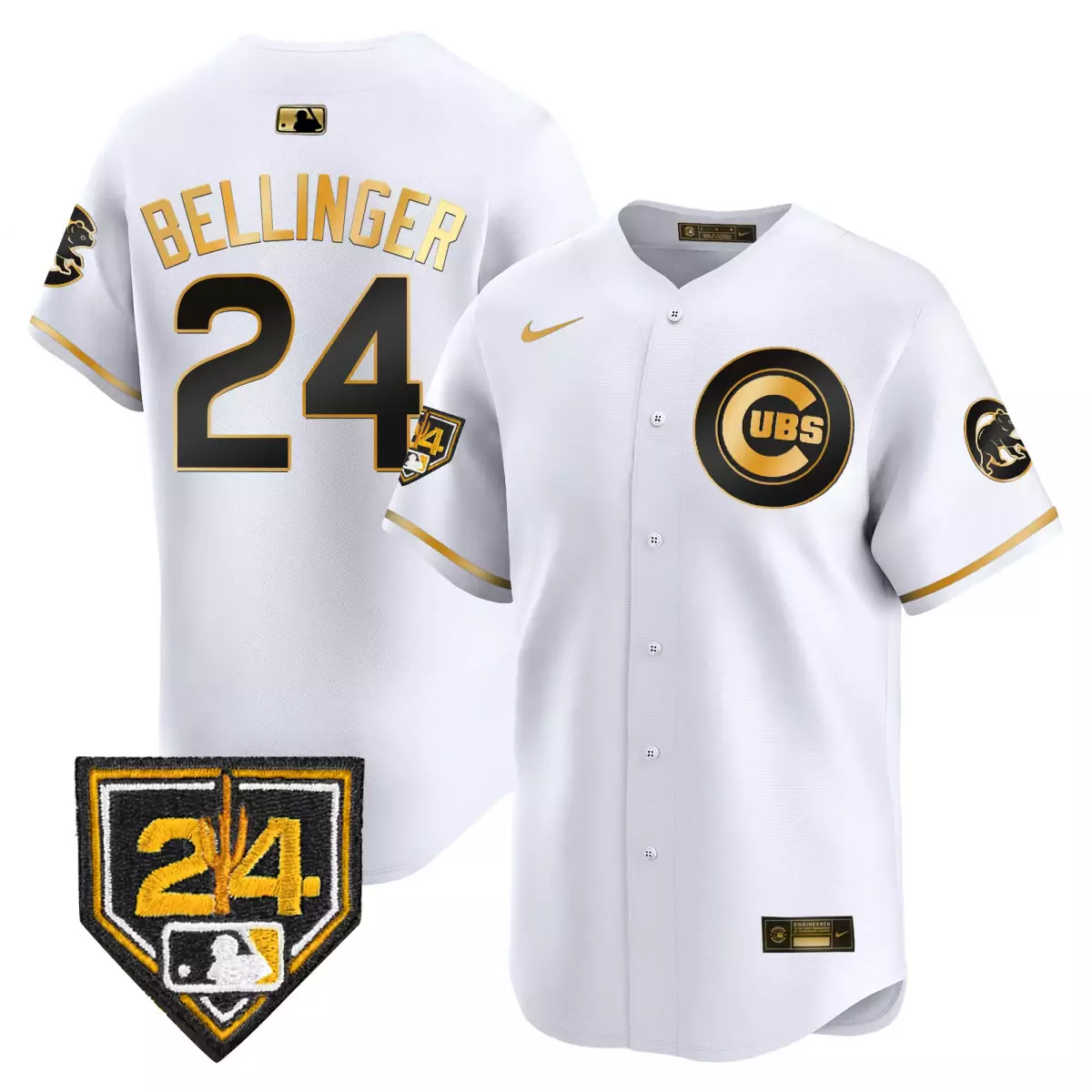 Bellinger Chicago Cubs 2024 White Jersey | Special Edition Vapor Premier Limited | Fan Gear for Men, Women & Youth