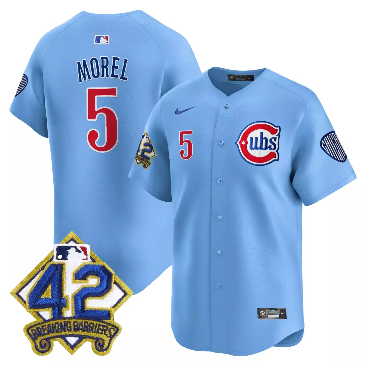 chicago cubs michael busch white home jersey j7d
