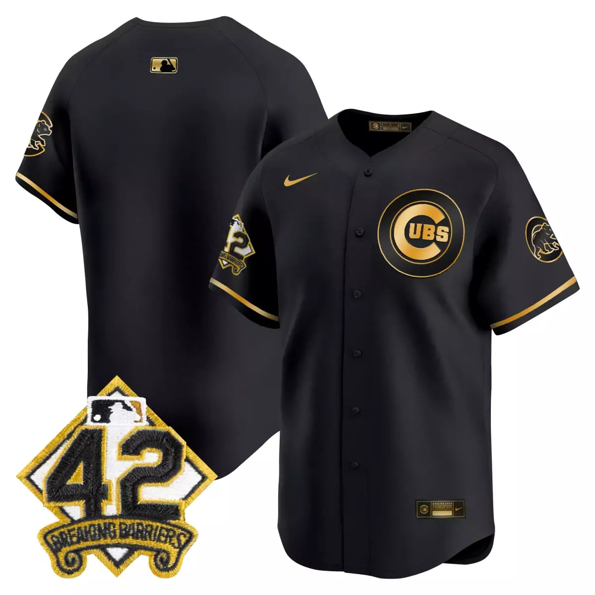 chicago cubs aqua jersey 2025 jackie robinson patch vapor premier limited all stitched