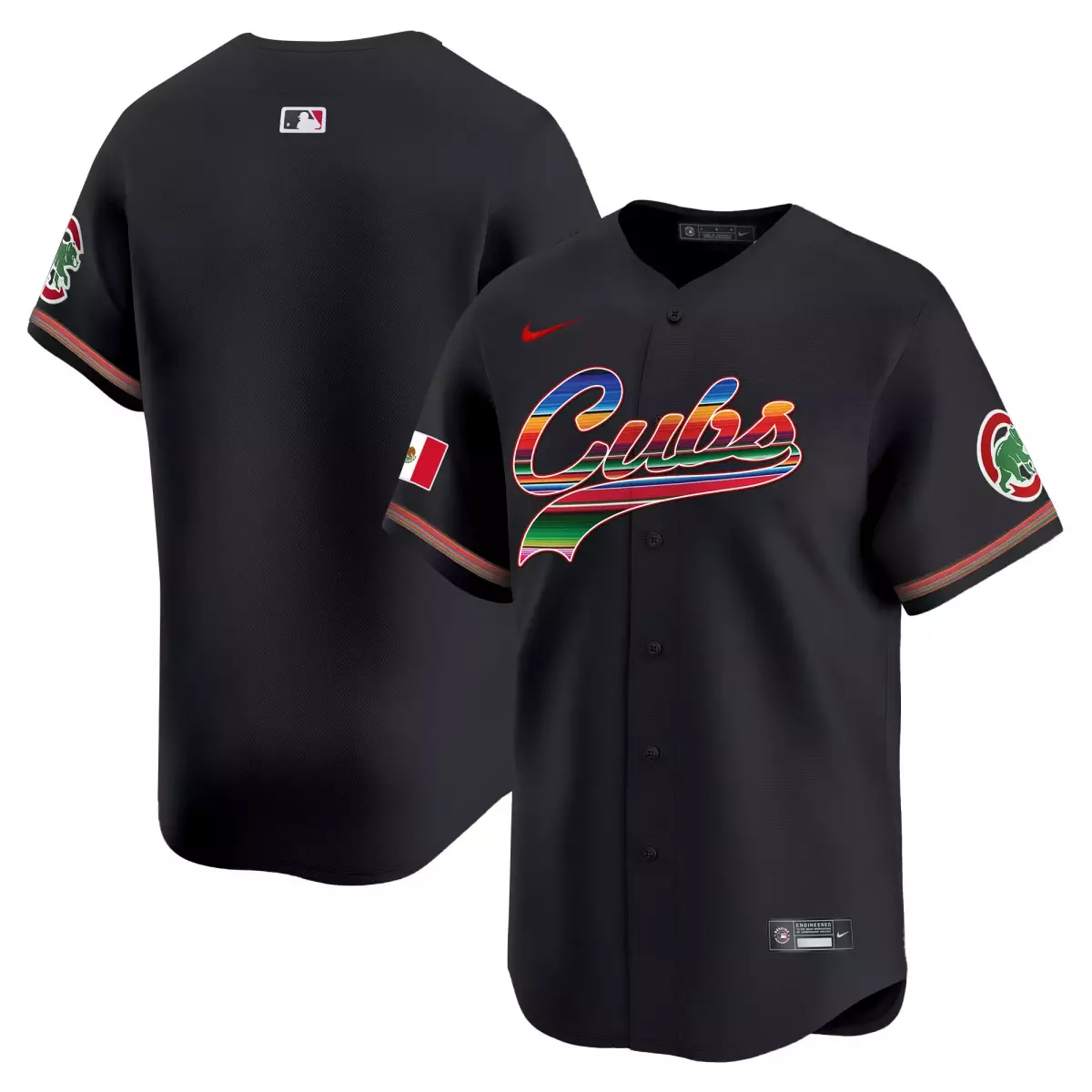 chicago cubs black jersey mexico vapor premier limited v2 all stitched od7
