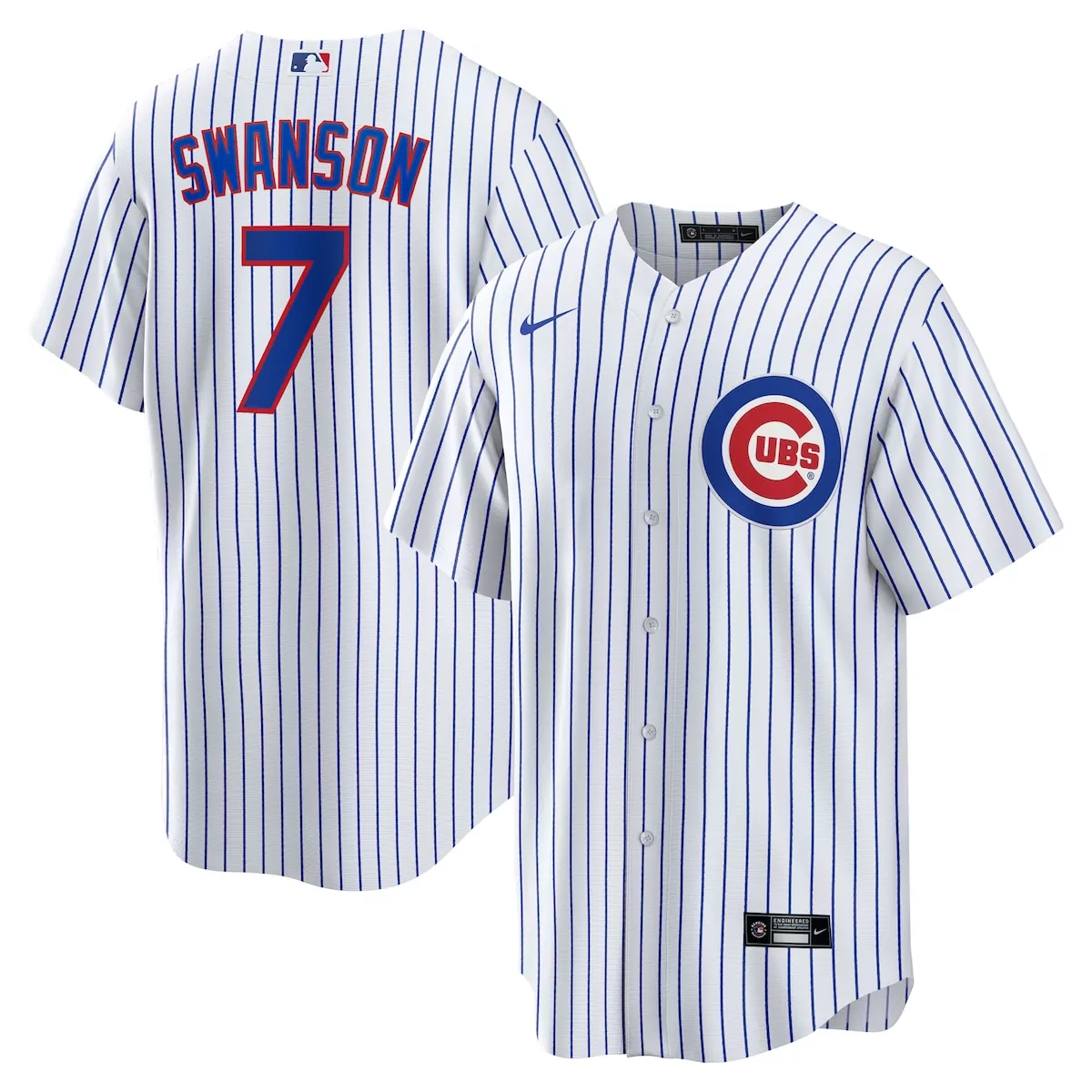 Dansby Swanson Chicago Cubs White Home Limited Player Jersey | Unique Fan Gear for Men, Women & Youth