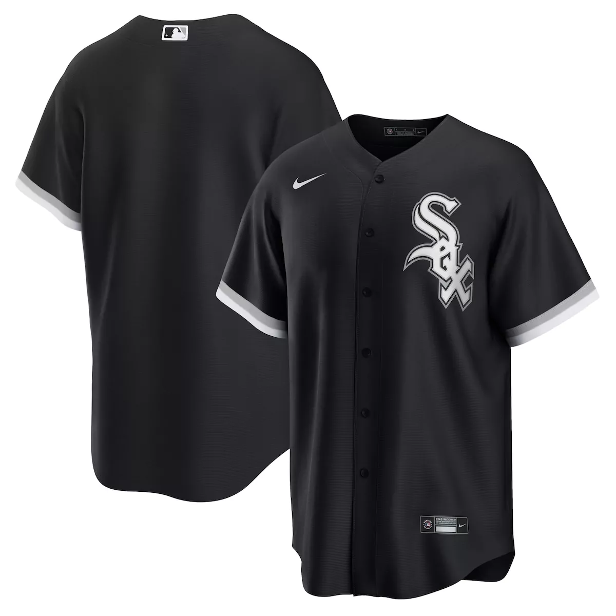 chicago white sox black alternate team jersey 4bp