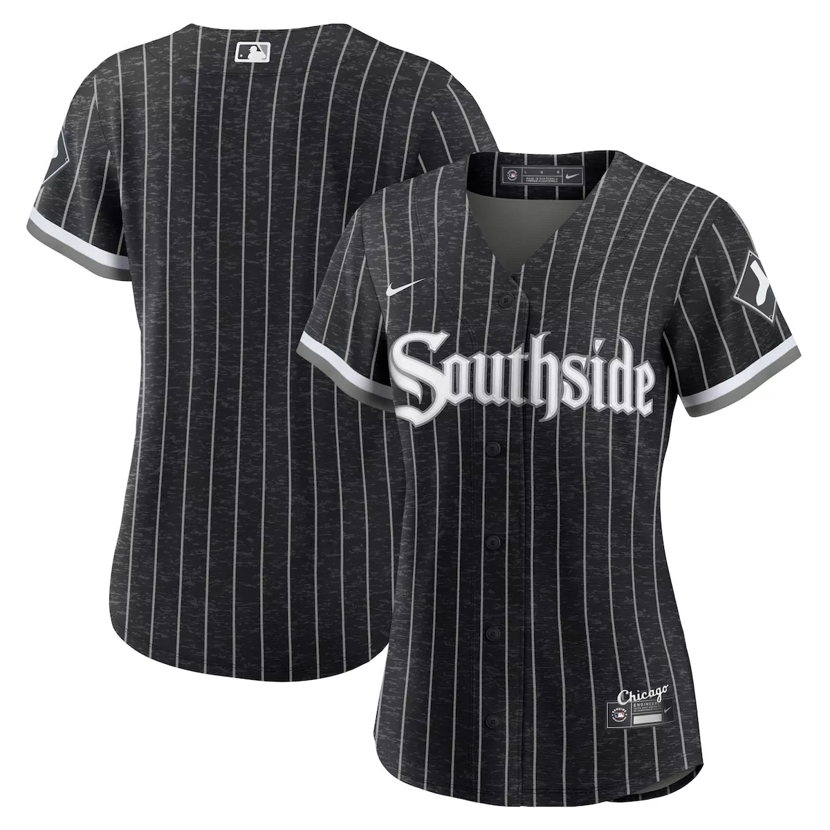 chicago white sox black alternate team jersey 4bp