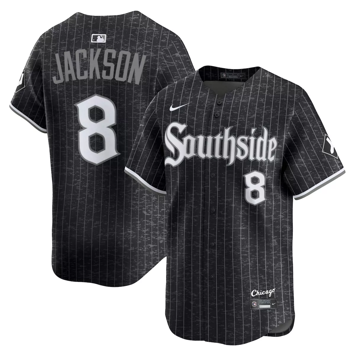 chicago white sox bo jackson black city connect limited player jersey