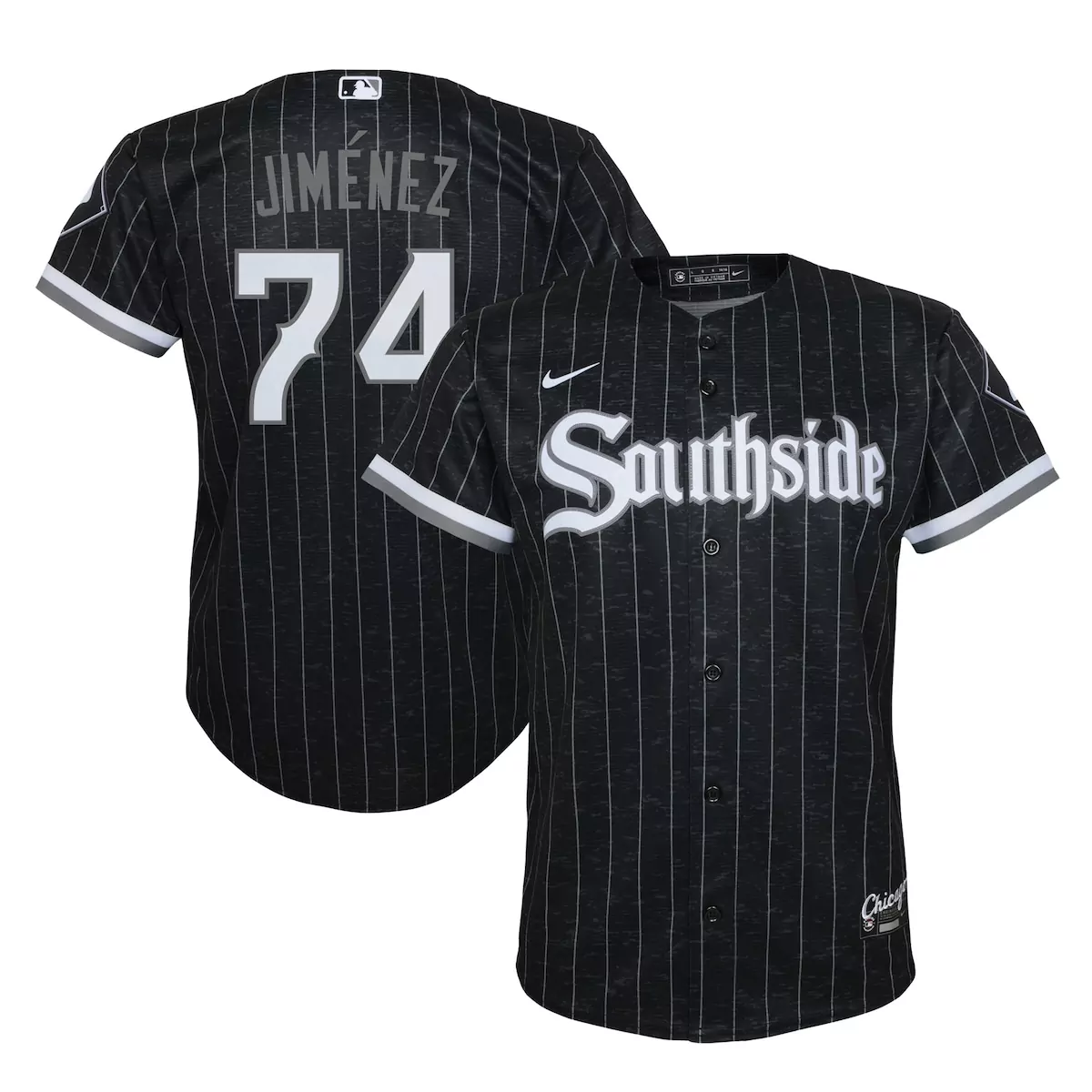 chicago white sox eloy jimenez black city connect player jersey