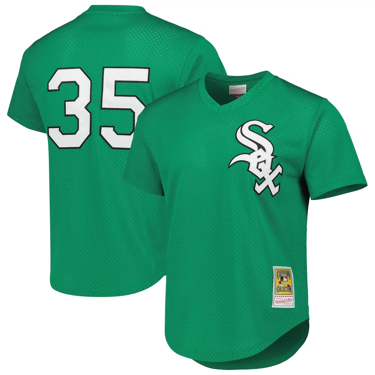 chicago white sox frank thomas green cooperstown collection st patricks day 1996 batting practice jersey