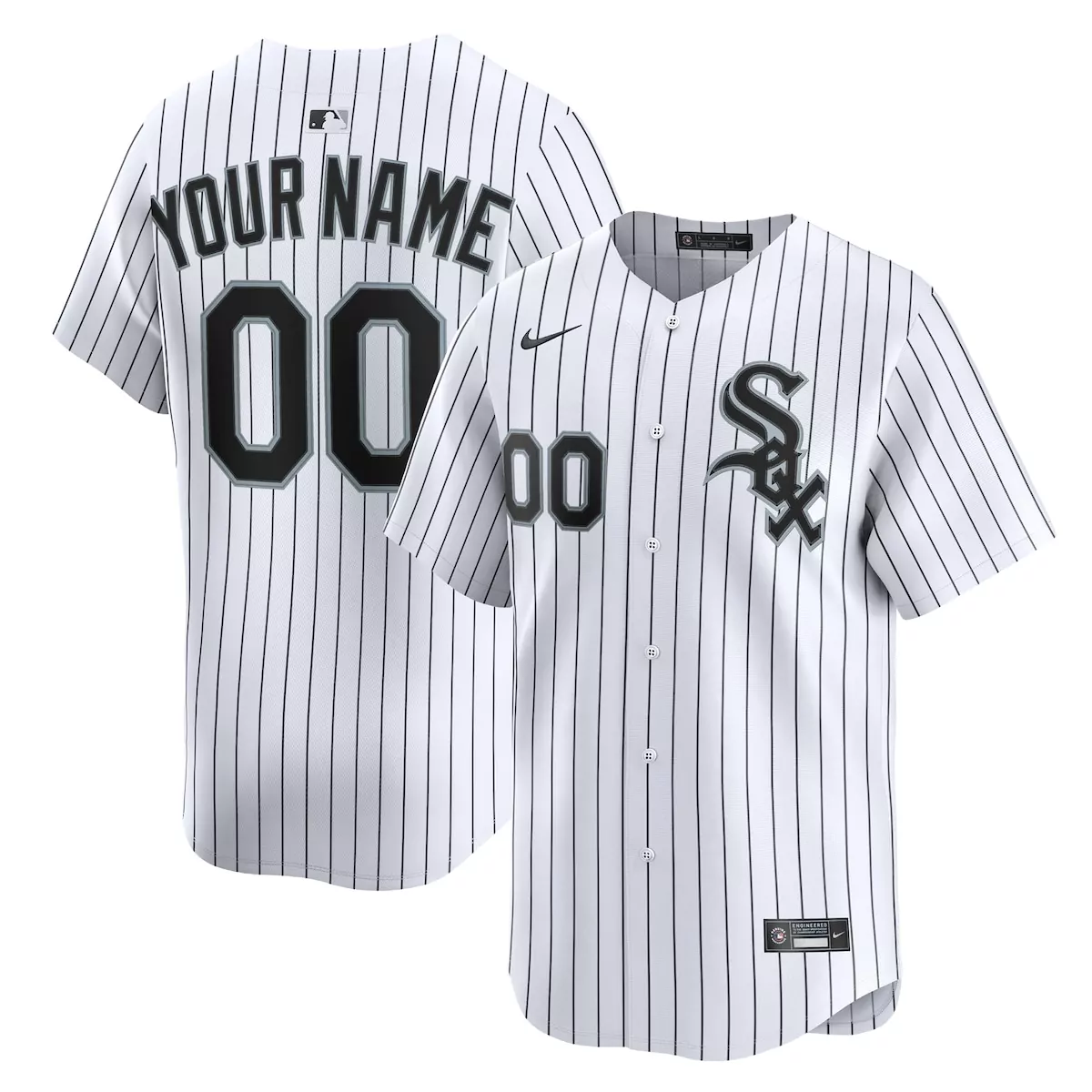 chicago white sox white big tall team jersey