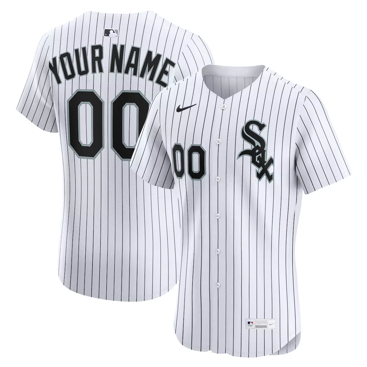 chicago white sox white big tall team jersey