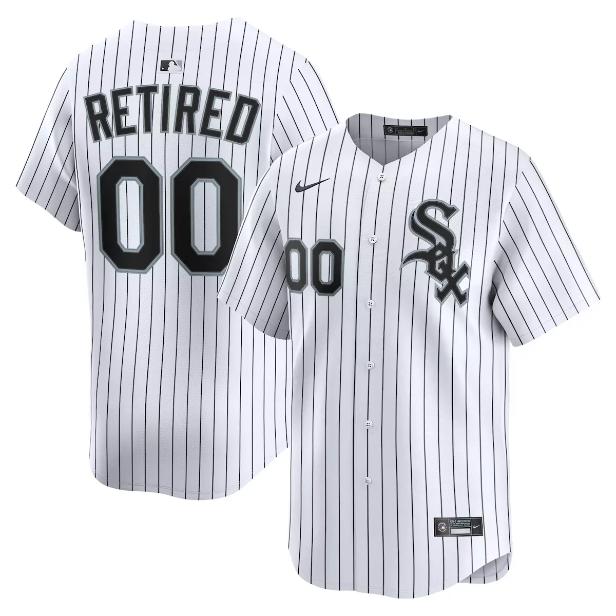 chicago white sox white home limited pick a player retired roster jersey