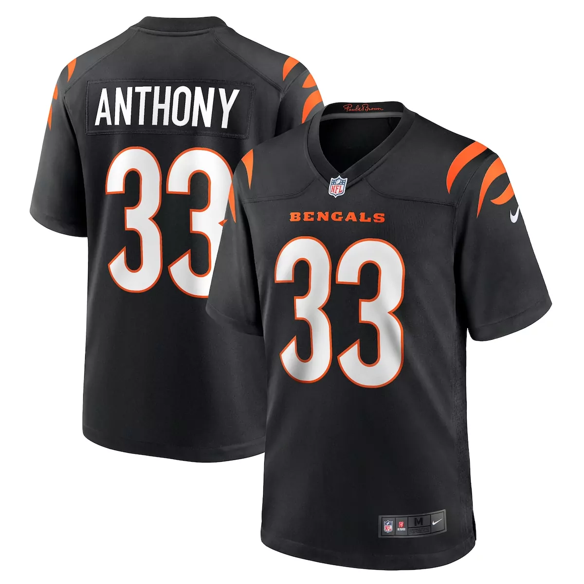 cincinnati bengals white vapor f u s e elite custom jersey