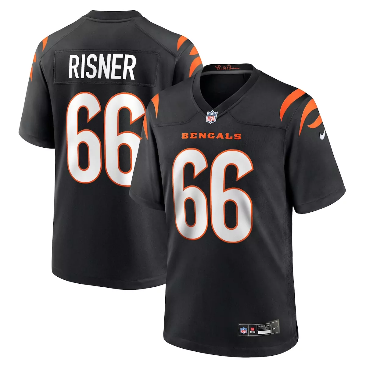 cincinnati bengals white vapor f u s e elite custom jersey