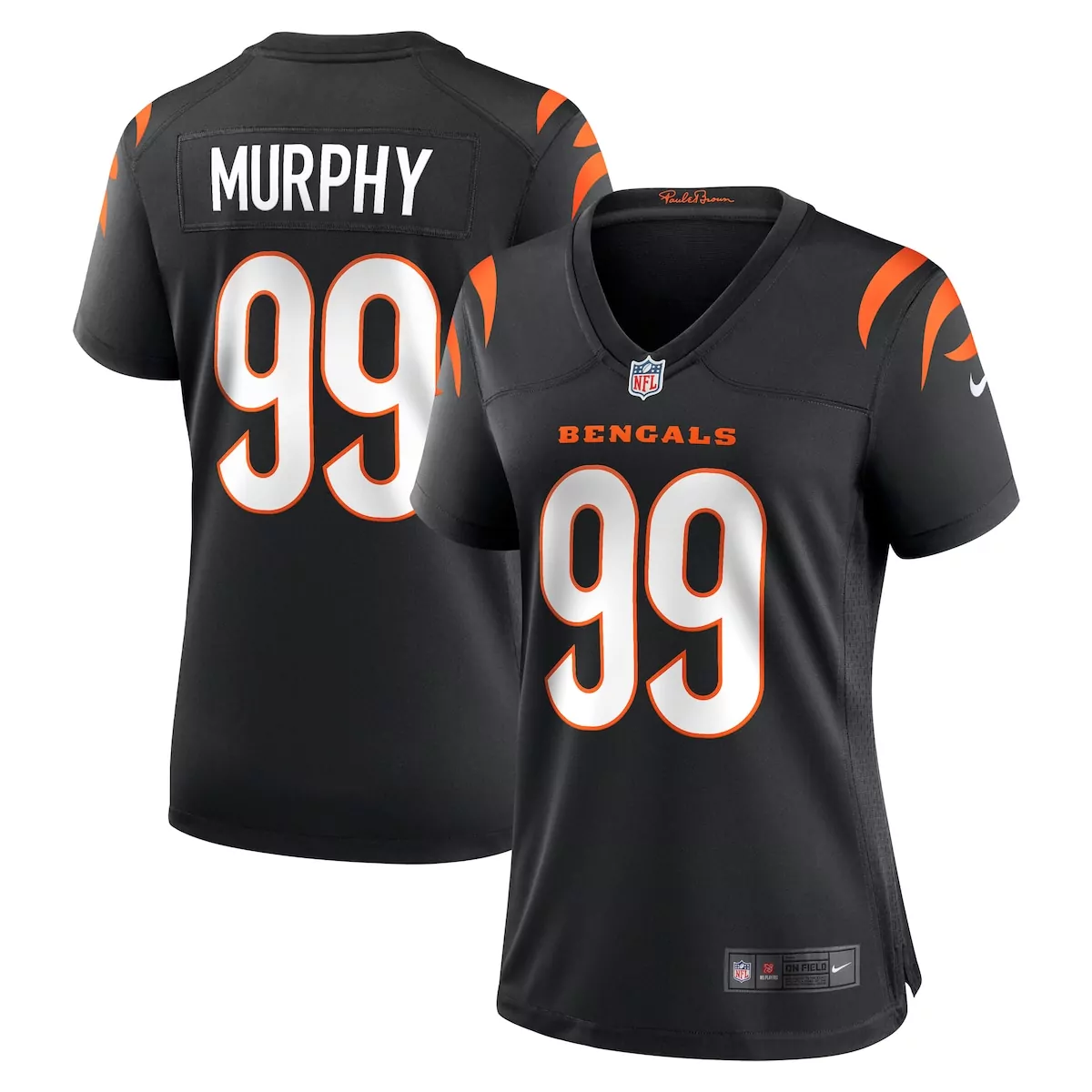 cincinnati bengals myles murphy black game jersey