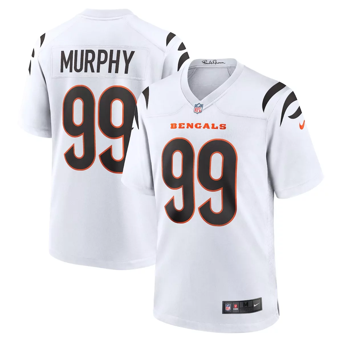 cincinnati bengals myles murphy black game jersey
