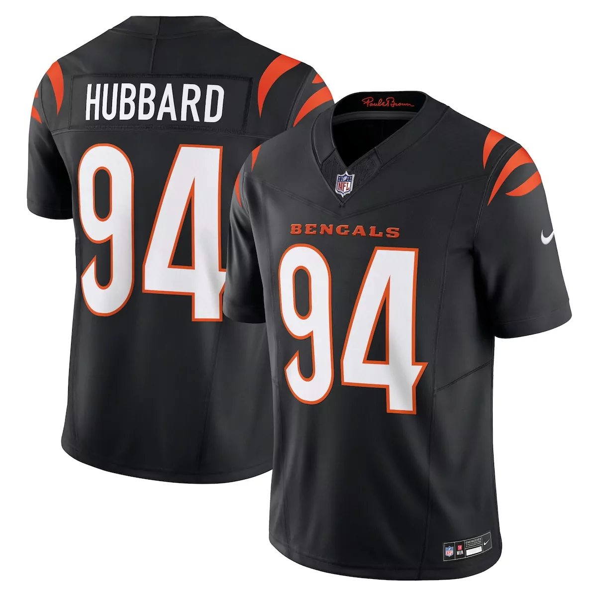 cincinnati bengals sam hubbard black game jersey