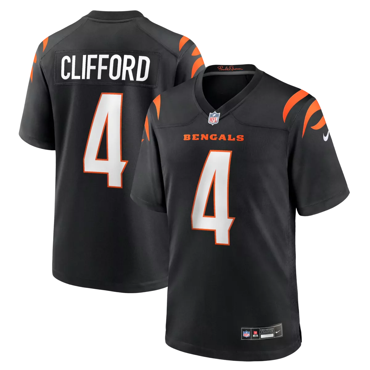 cincinnati bengals sam hubbard black game jersey