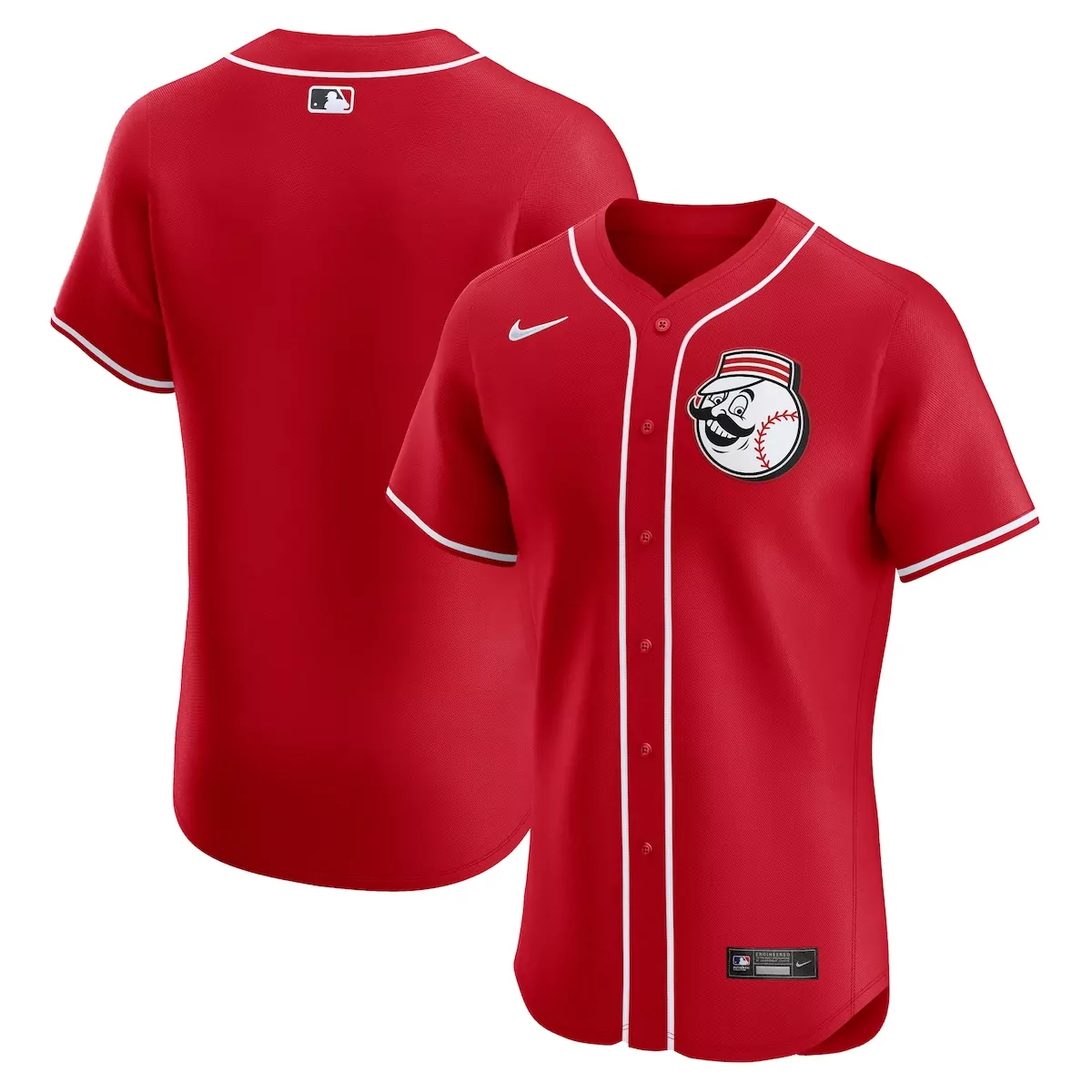 cincinnati reds red alternate elite jersey 13x