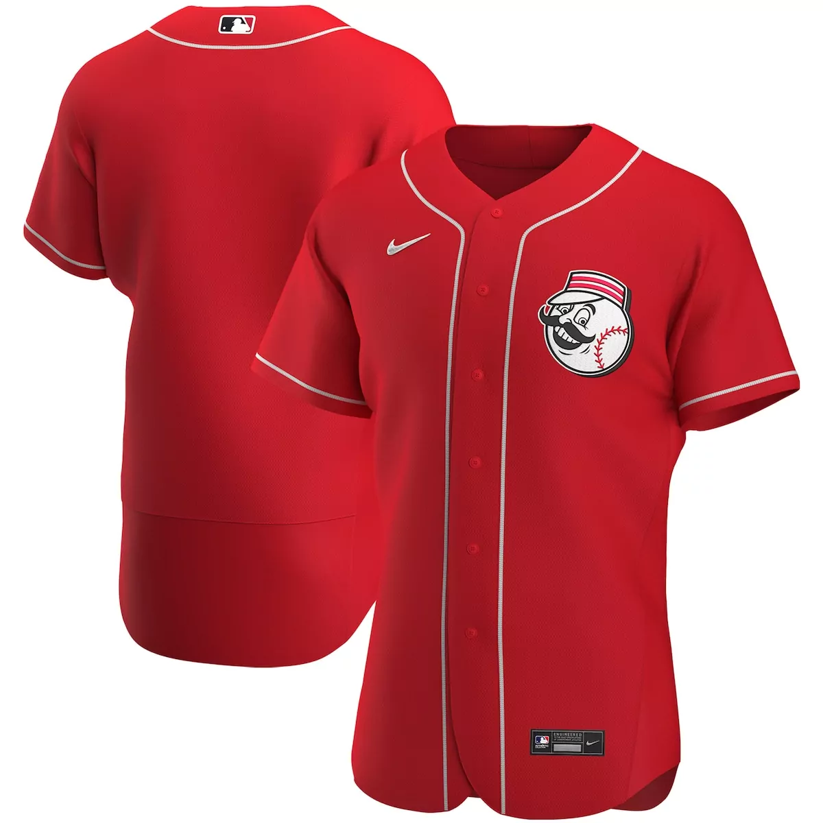 cincinnati reds red alternate elite jersey 13x