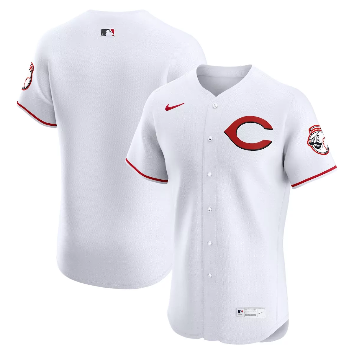 cincinnati reds white 2025 mlb speedway classic home limited jersey