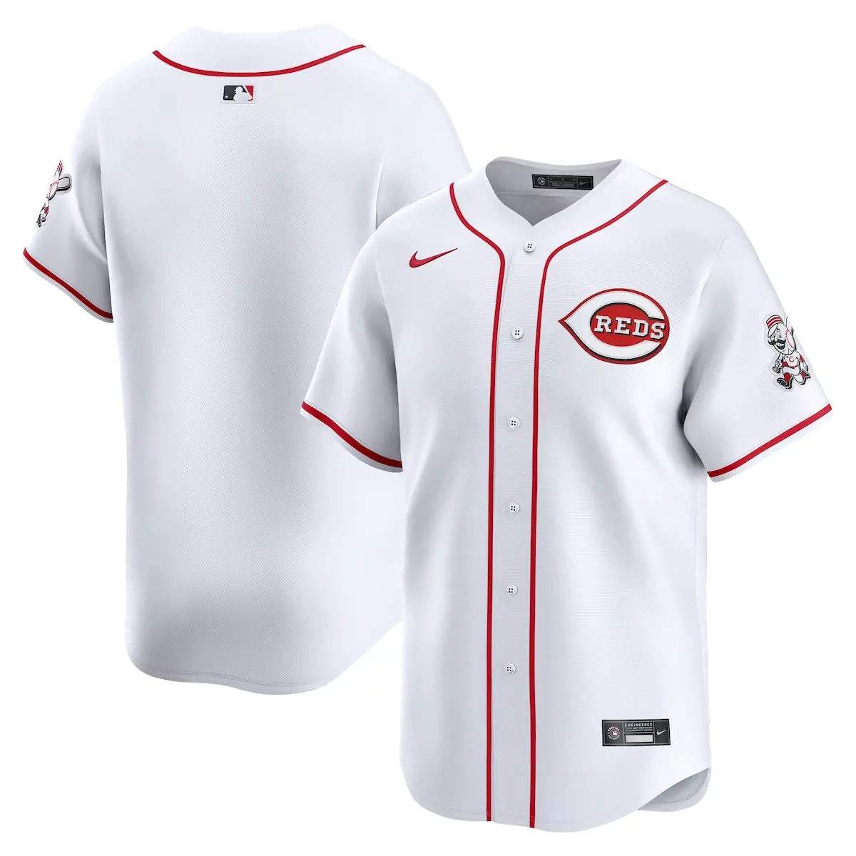 cincinnati reds white home limited jersey rxd
