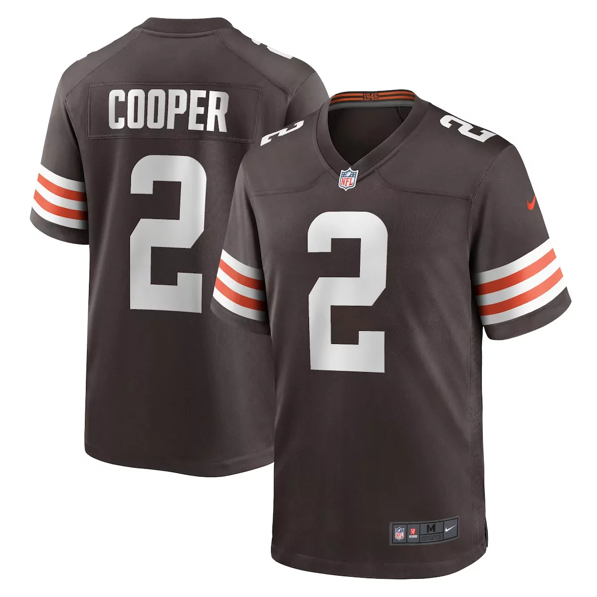 cleveland browns amari cooper brown player game jersey