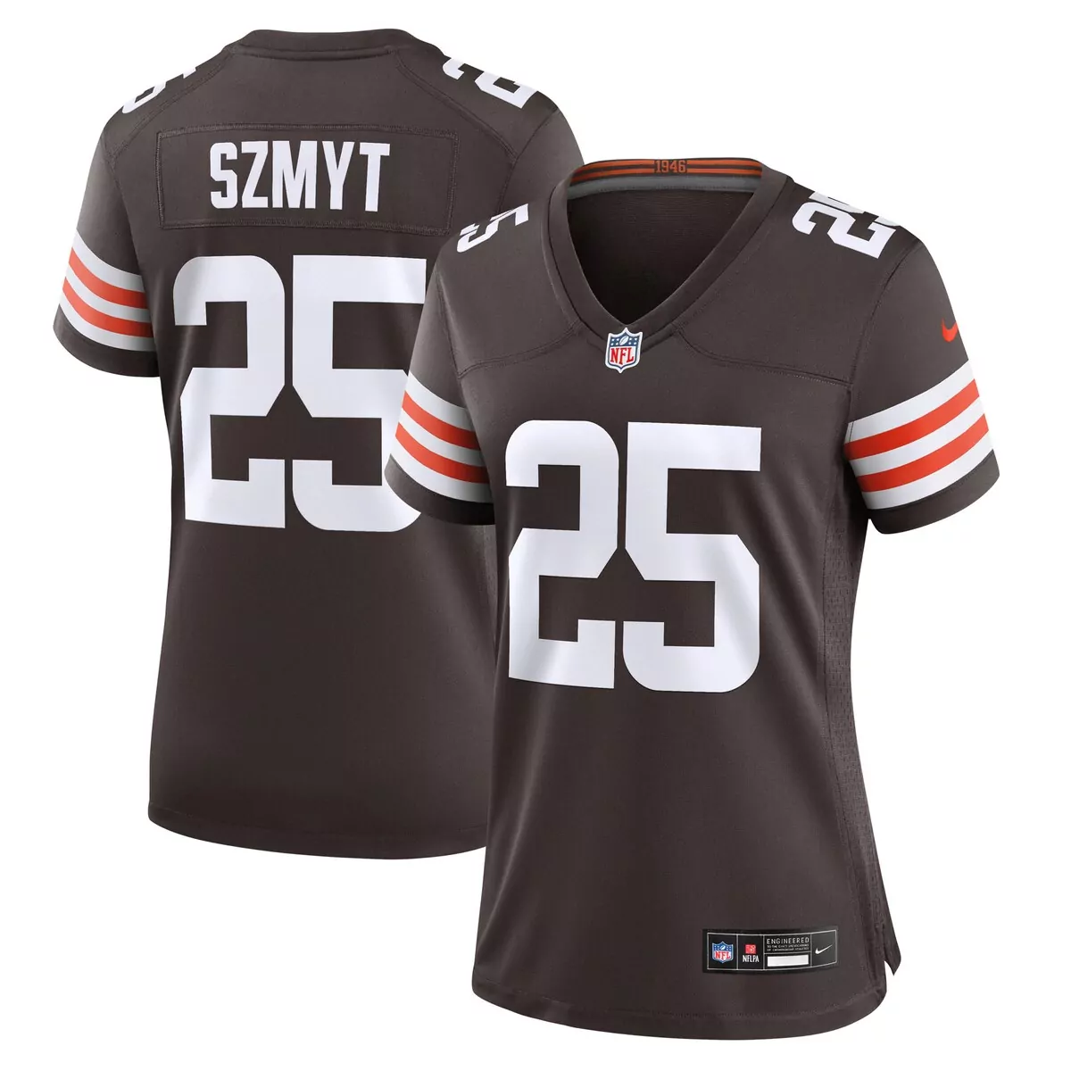 cleveland browns andre szmyt brown team game jersey 8gm