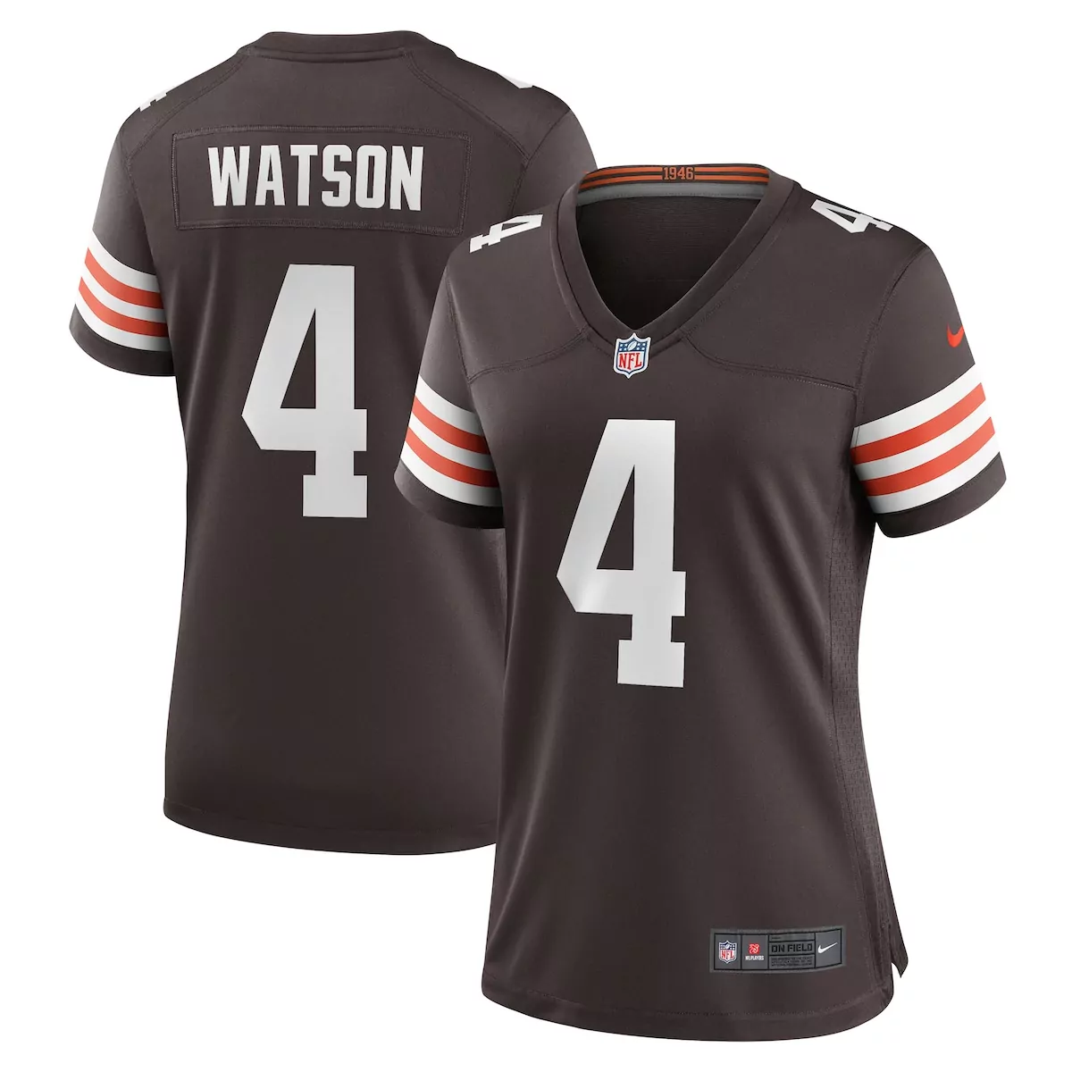 cleveland browns deshaun watson brown alternate game jersey