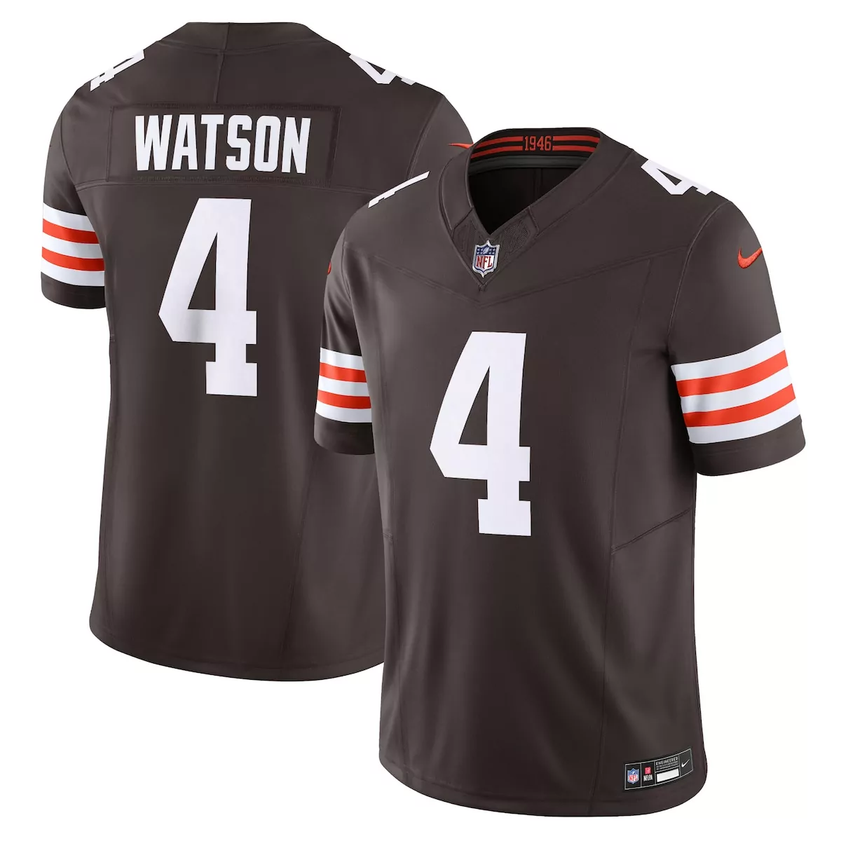 cleveland browns deshaun watson brown alternate game jersey