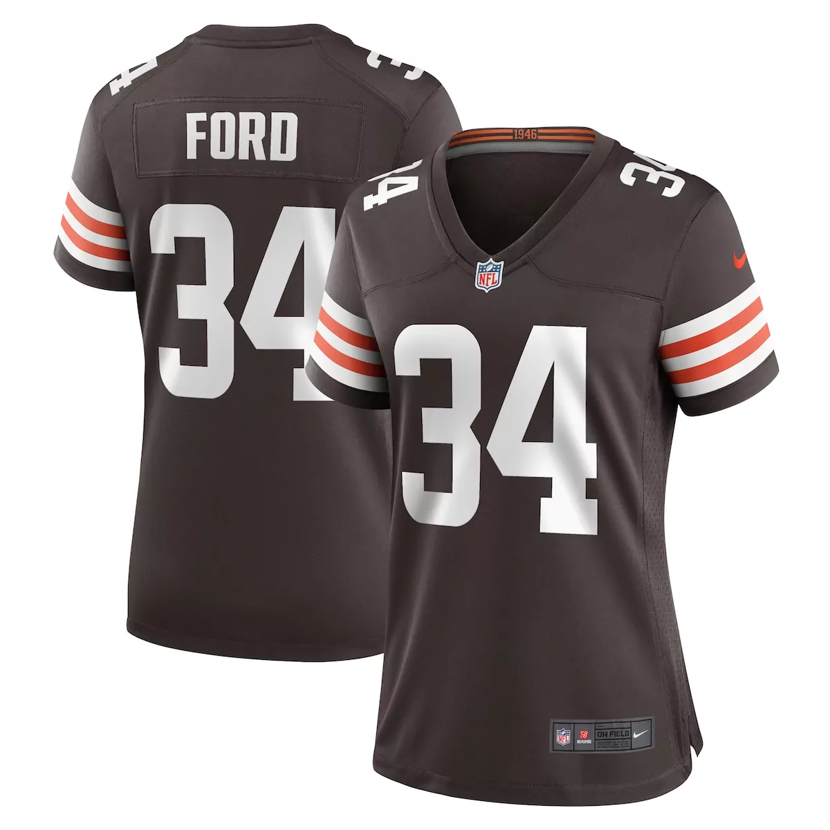 cleveland browns jerome baker brown team game jersey kt8