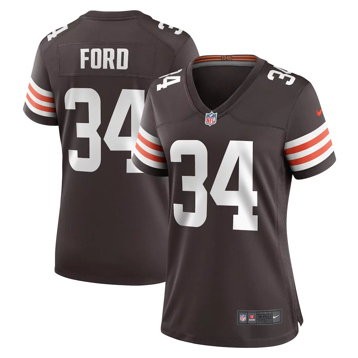 cleveland browns jerome baker brown team game jersey kt8