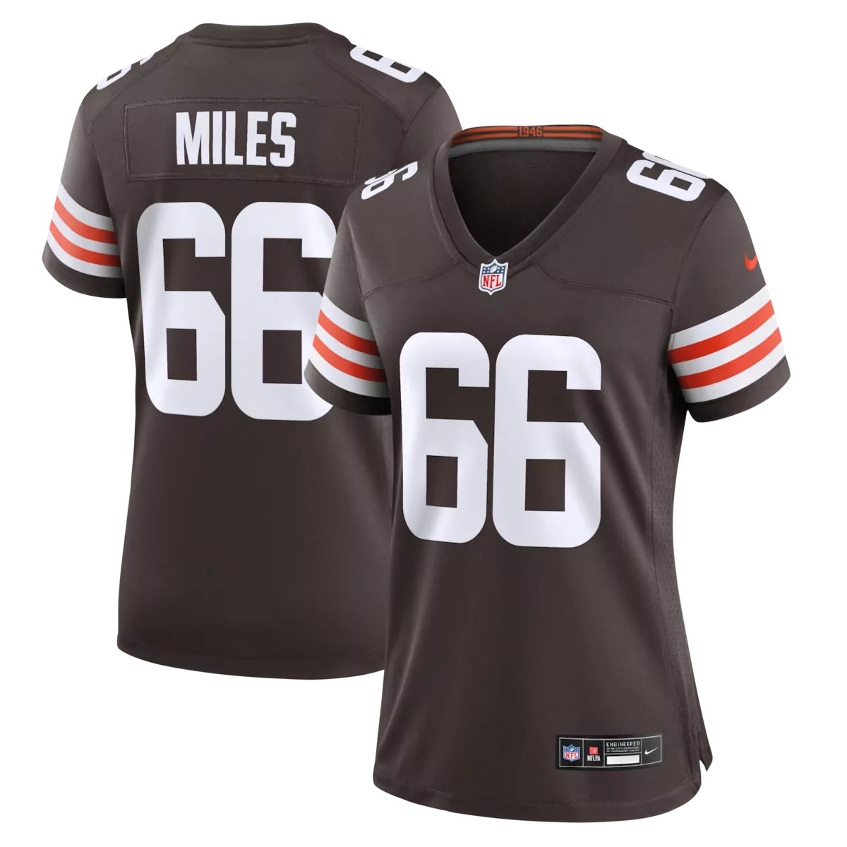 cleveland browns joshua miles brown team game jersey gij