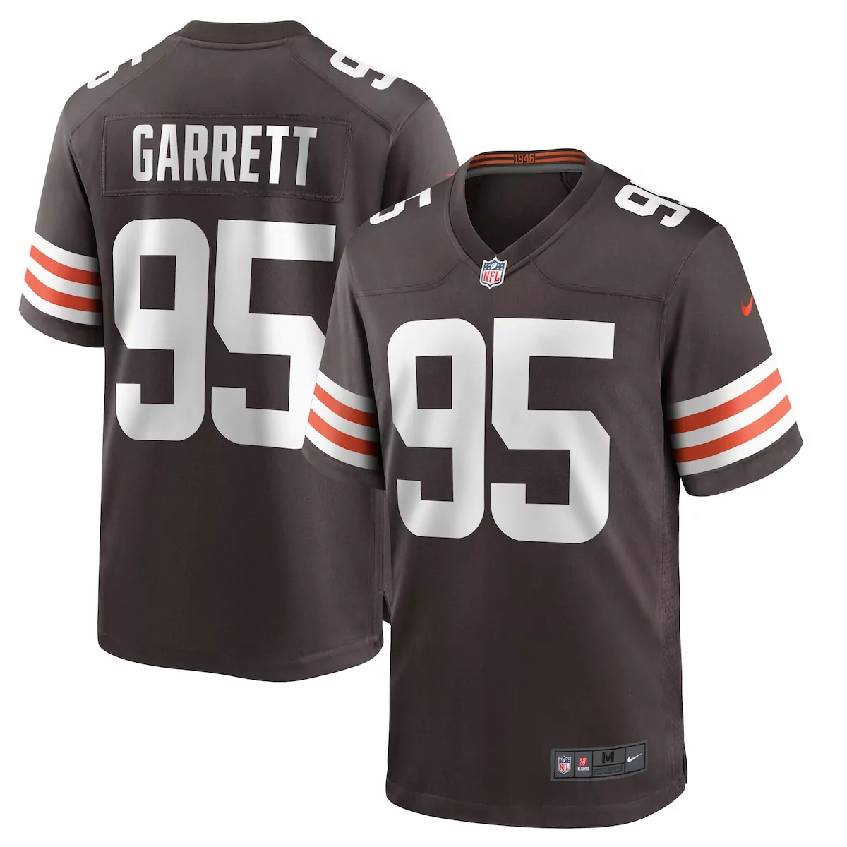 cleveland browns myles garrett brown game jersey mqq