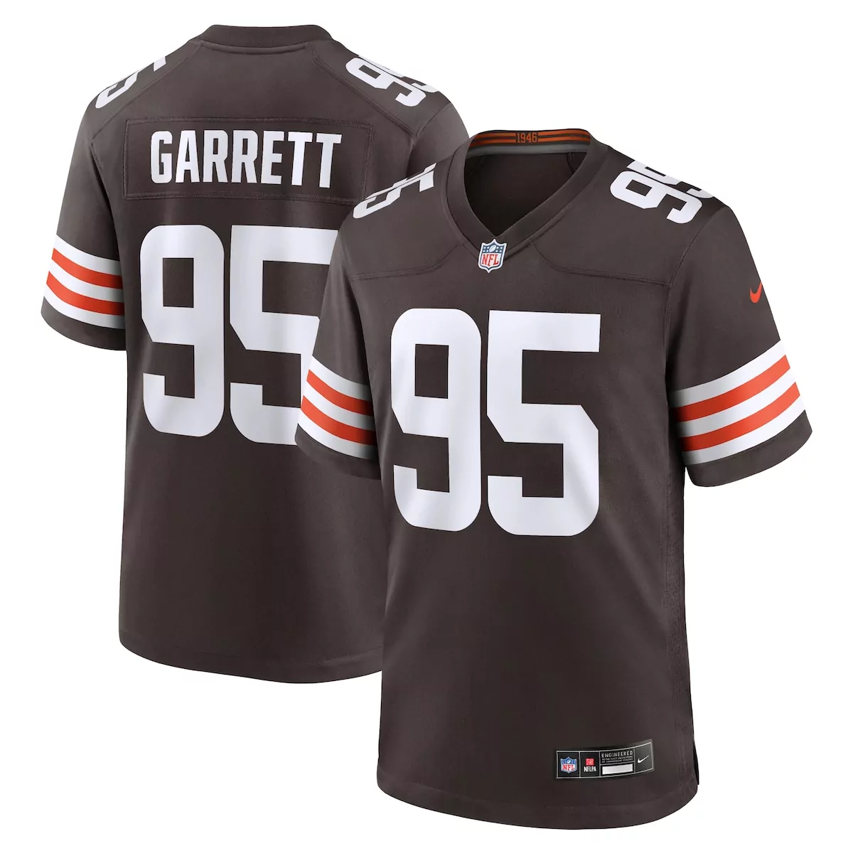 cleveland browns myles garrett brown game jersey mqq