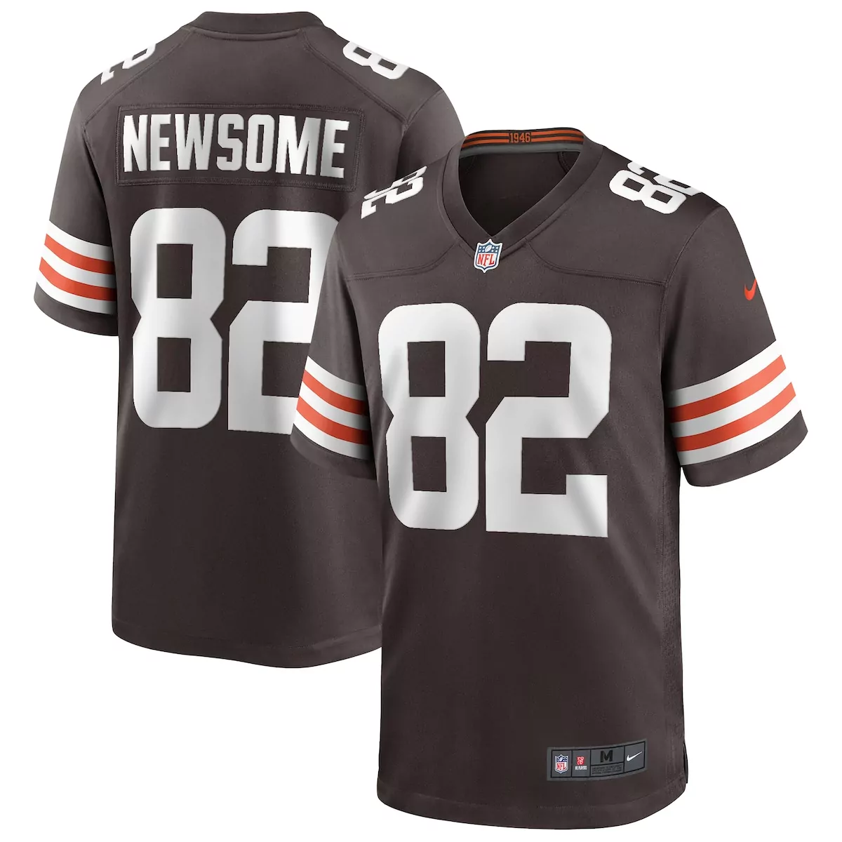 cleveland browns ozzie newsome brown game retired player jersey 7v5
