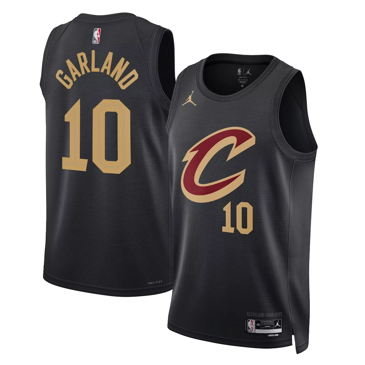 cleveland cavaliers jordan statement edition jersey black darius garland unisex