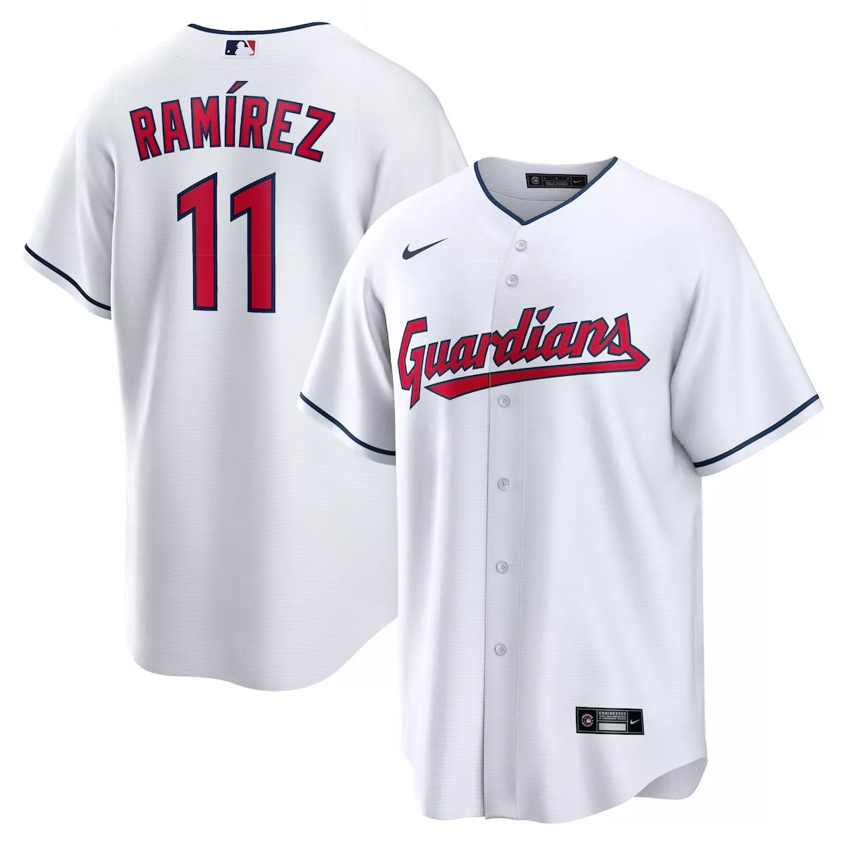 cleveland guardians jose ramirez white home limited player jersey rl8