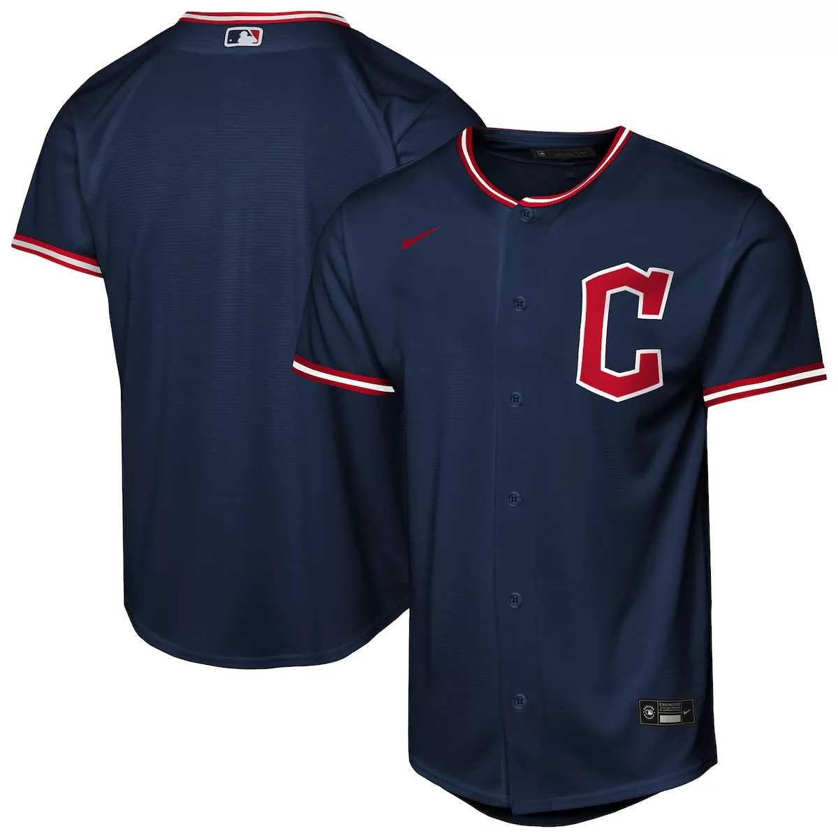 cleveland guardians navy alternate jersey eot