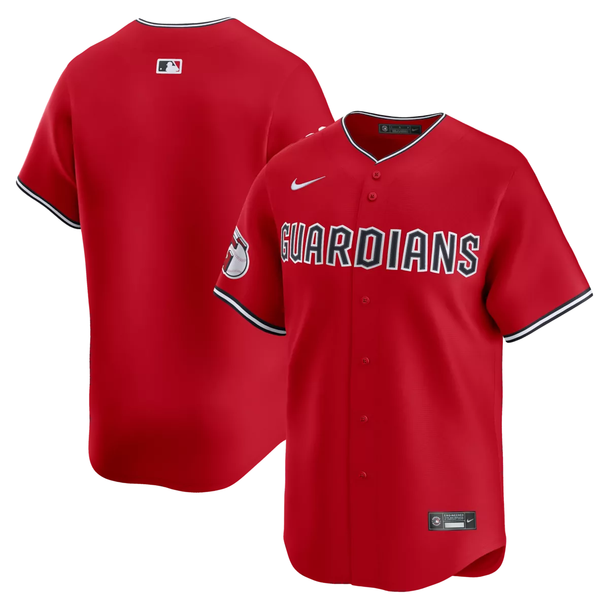 cleveland guardians red alternate 2 limited jersey