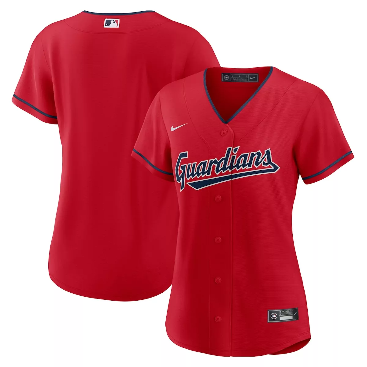 cleveland guardians red alternate team jersey