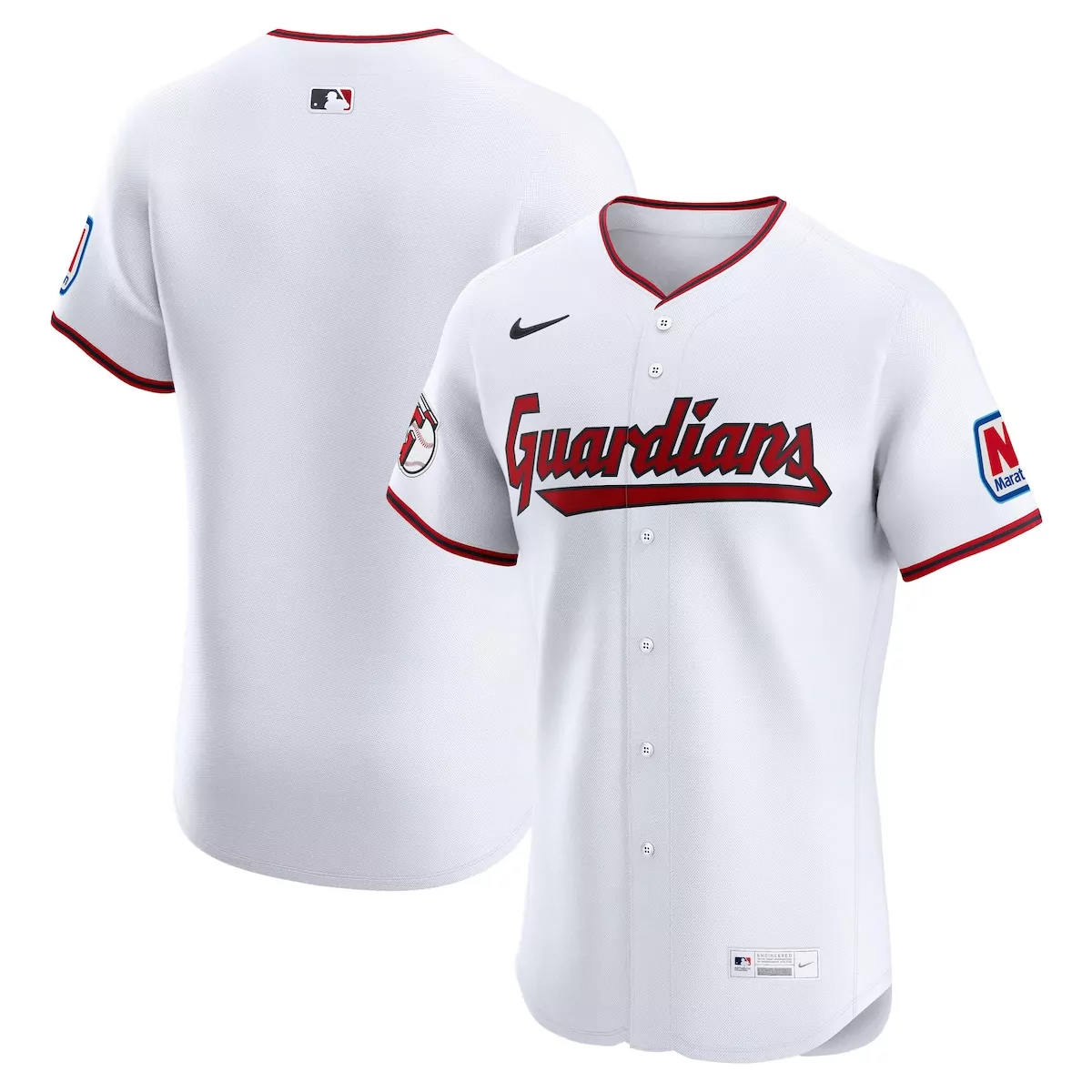cleveland guardians white home elite jersey 6mn
