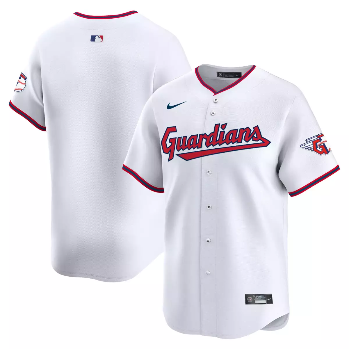 cleveland guardians white jersey 2025 vapor premier limited all stitched