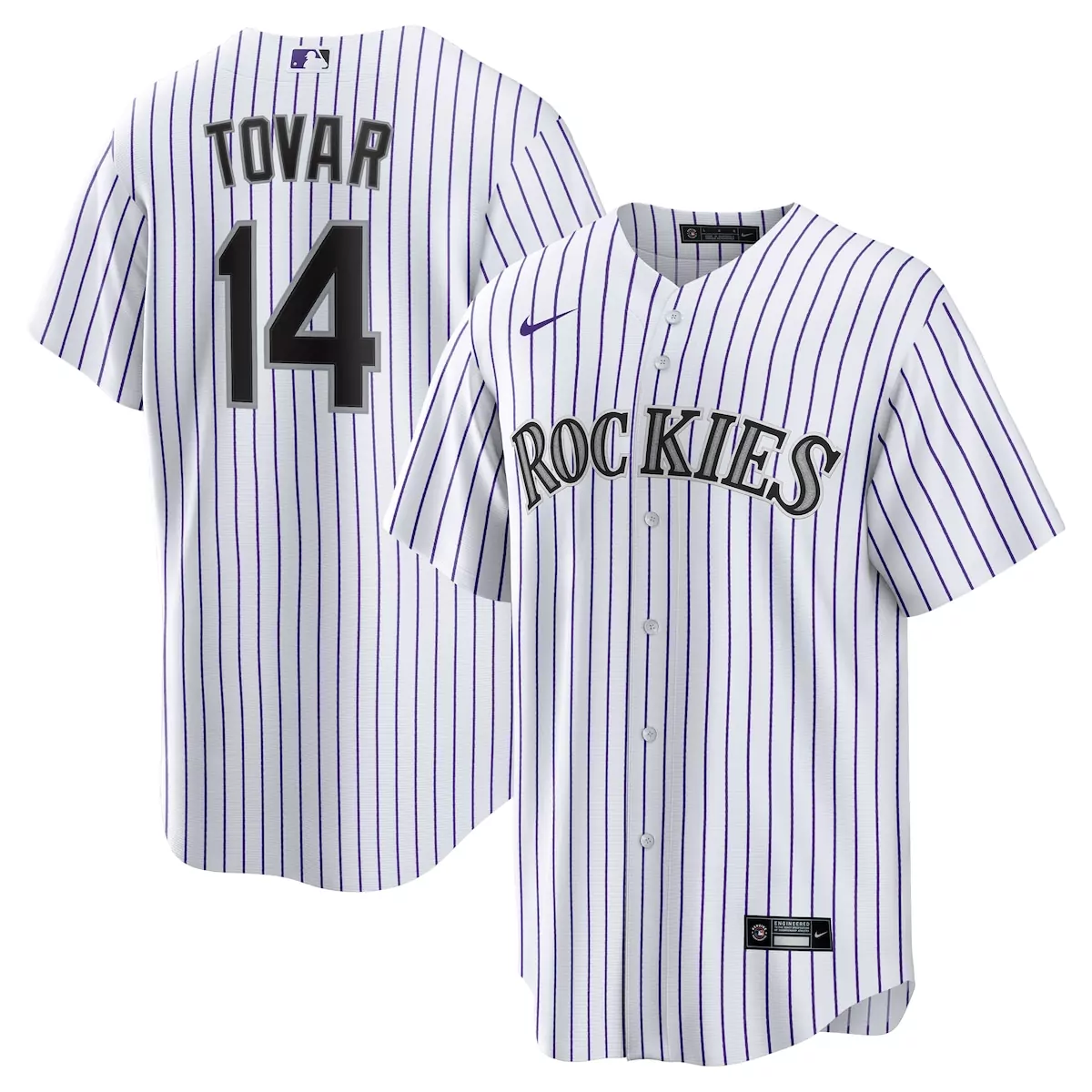 Ezequiel Tovar Colorado Rockies White Home Jersey | 90C Stitched Fan Gear for Men, Women & Youth