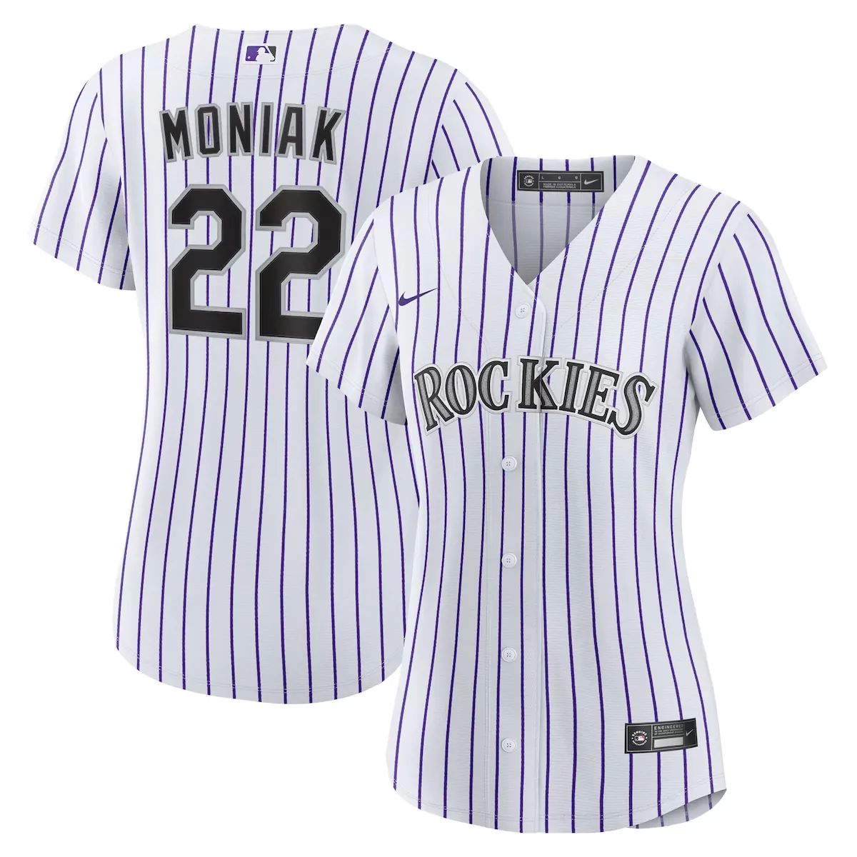 colorado rockies mickey moniak white home jersey x5s